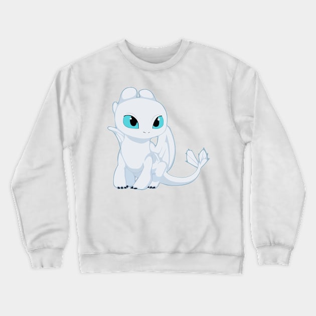 Light Fury - How to train your dragon Crewneck Sweatshirt by khoipham